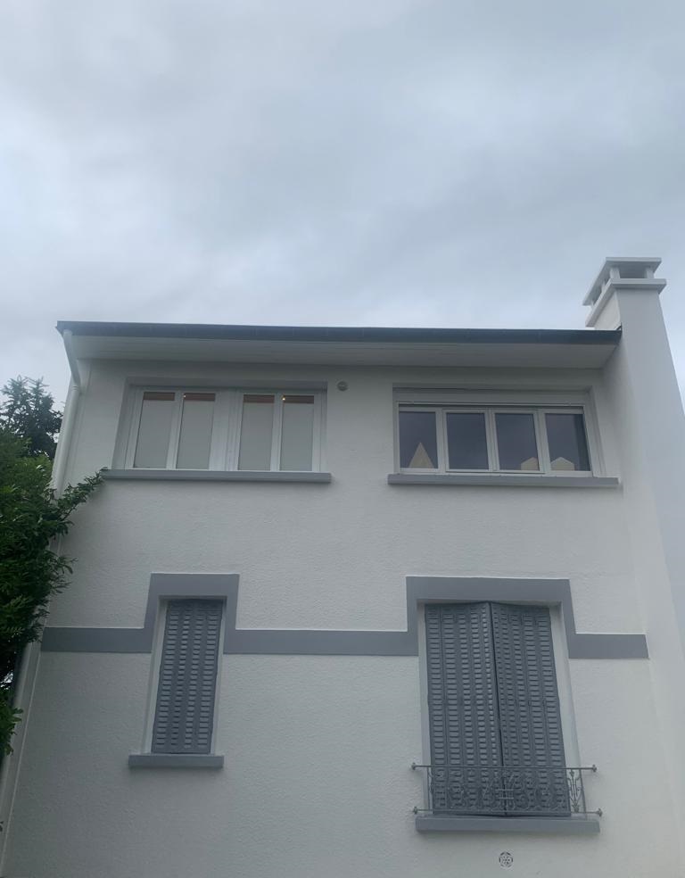 Ravalement facade crepi maison maisons laffitte yvelines après
