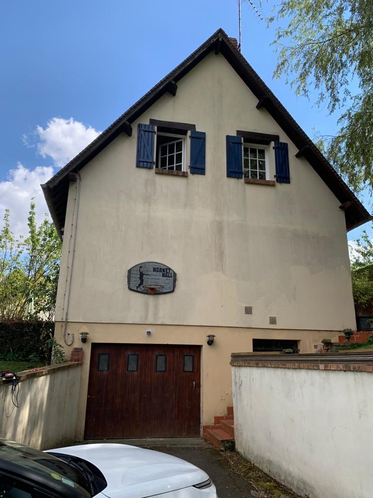 Ravalement facade crepi maison maisons laffitte yvelines avant