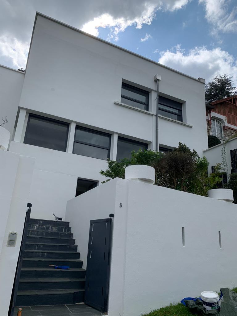 Ravalement facade crepi maison maisons laffitte yvelines  78600